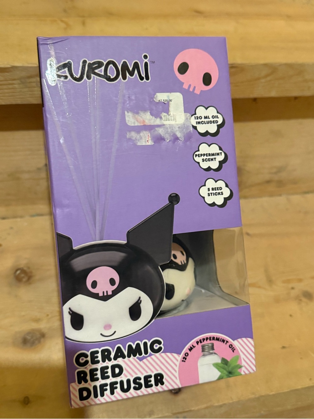 Hello Kitty “Kuromi”Ceramic Reed Diffuser - Purple Peppermint Scent